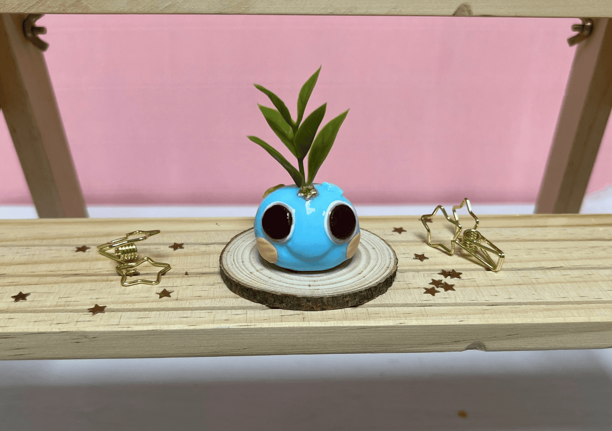 Clay Froggy Blue