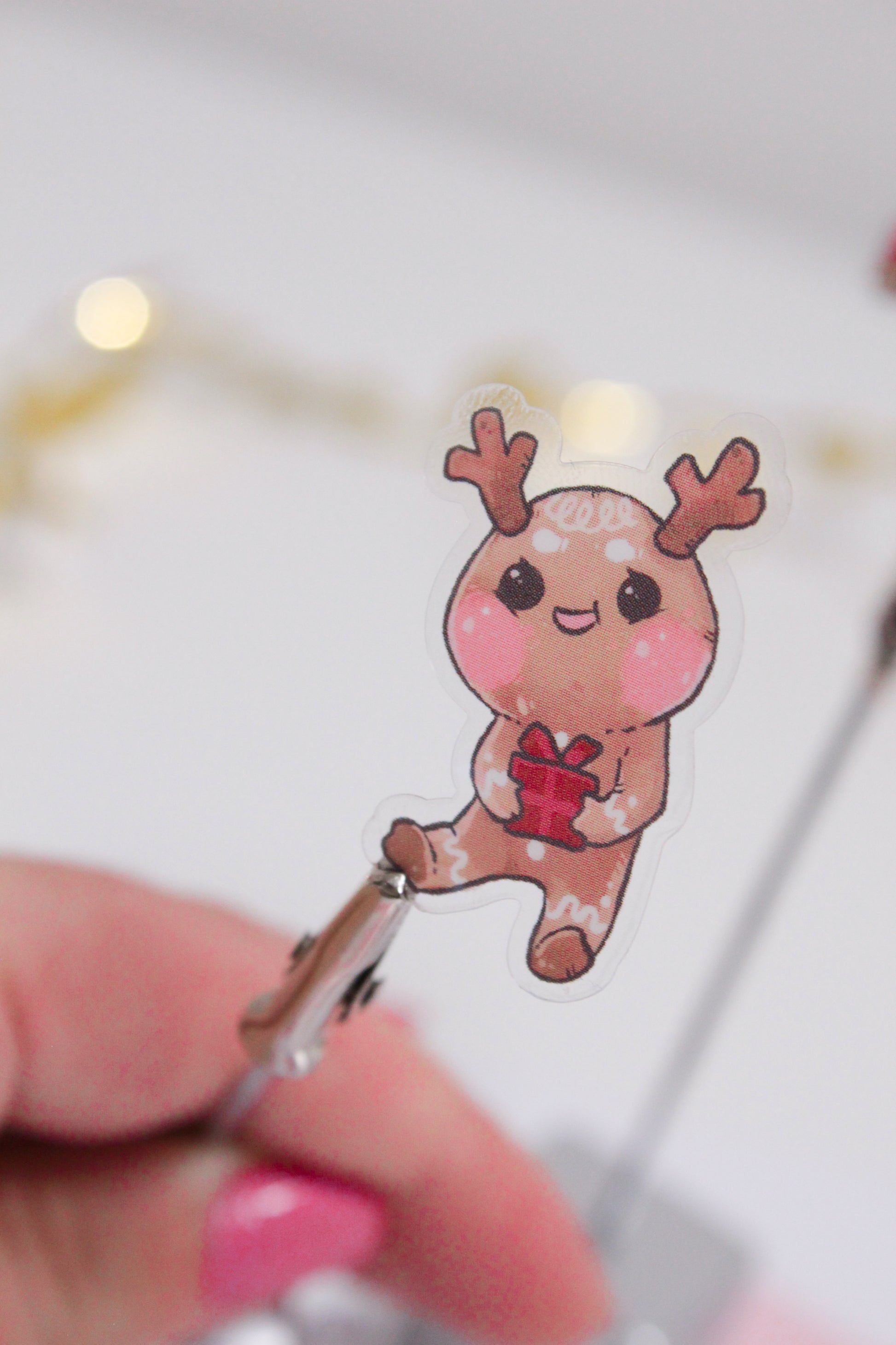 Festive Christmas Sticker Sheets – Cute & Colorful Holiday Designs - transparent stickers - Charenji