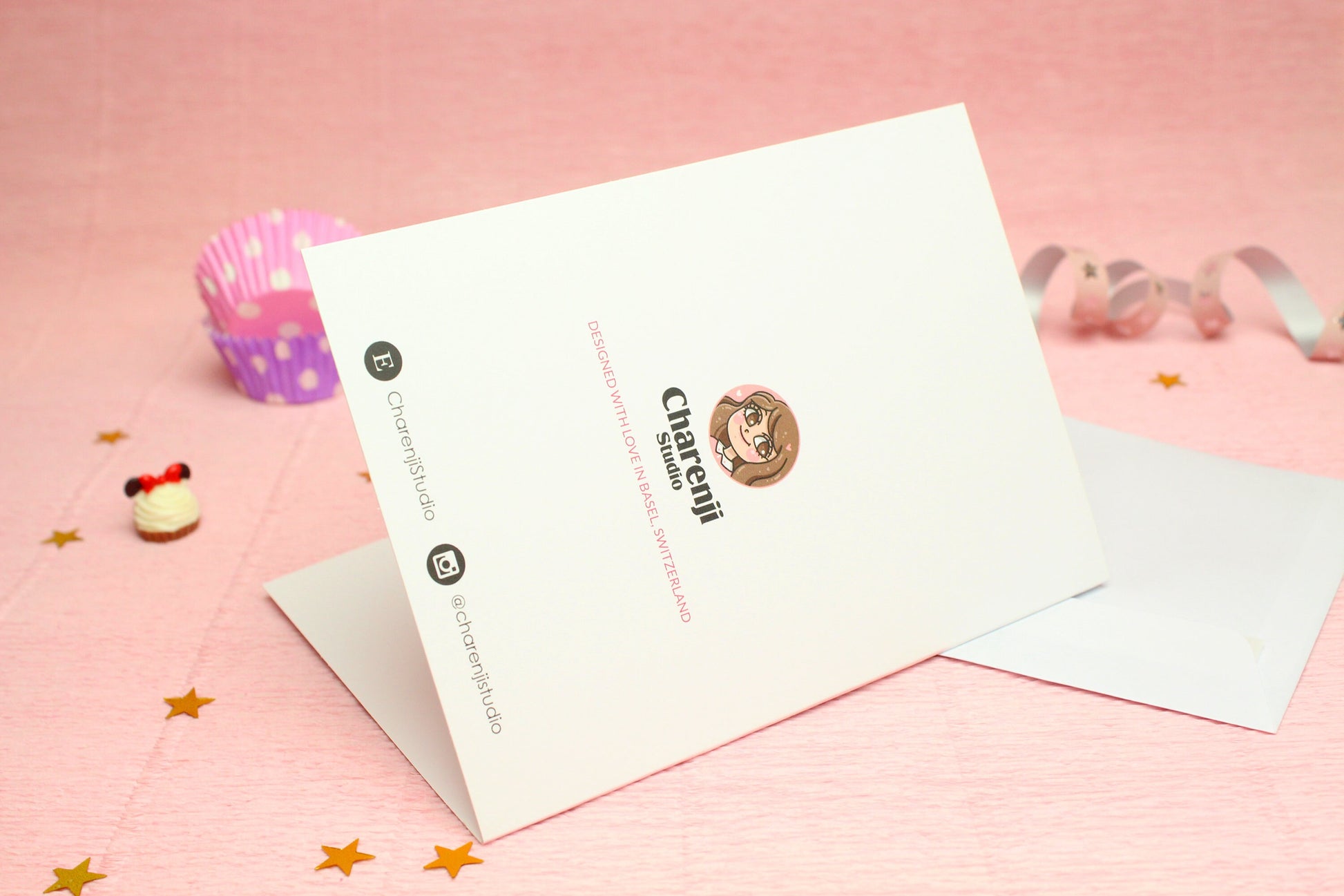 Happy Birthday Card - Chocolate Birthday Cake - Charenji